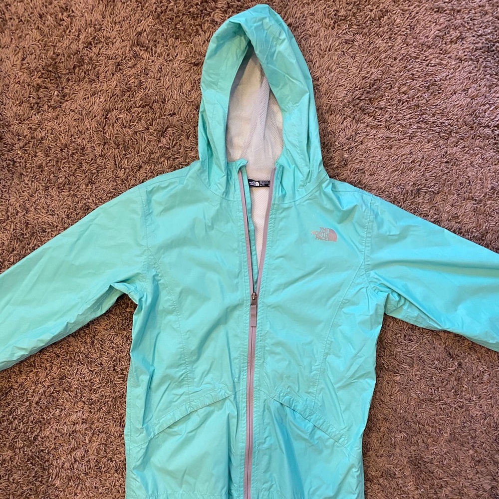 Teal windbreaker